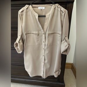 Calvin Klein zipper-pocket shirt